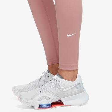  Nike One Dri-FIT High Rise Kadın Pembe Tayt