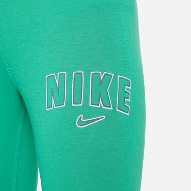  Nike Sportswear Trend High Weist Print Çocuk Yeşil Tayt