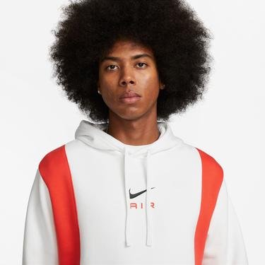  Nike Sportswear Swoosh Air Pullover Hoody Fleece Erkek Beyaz Sweatshirt