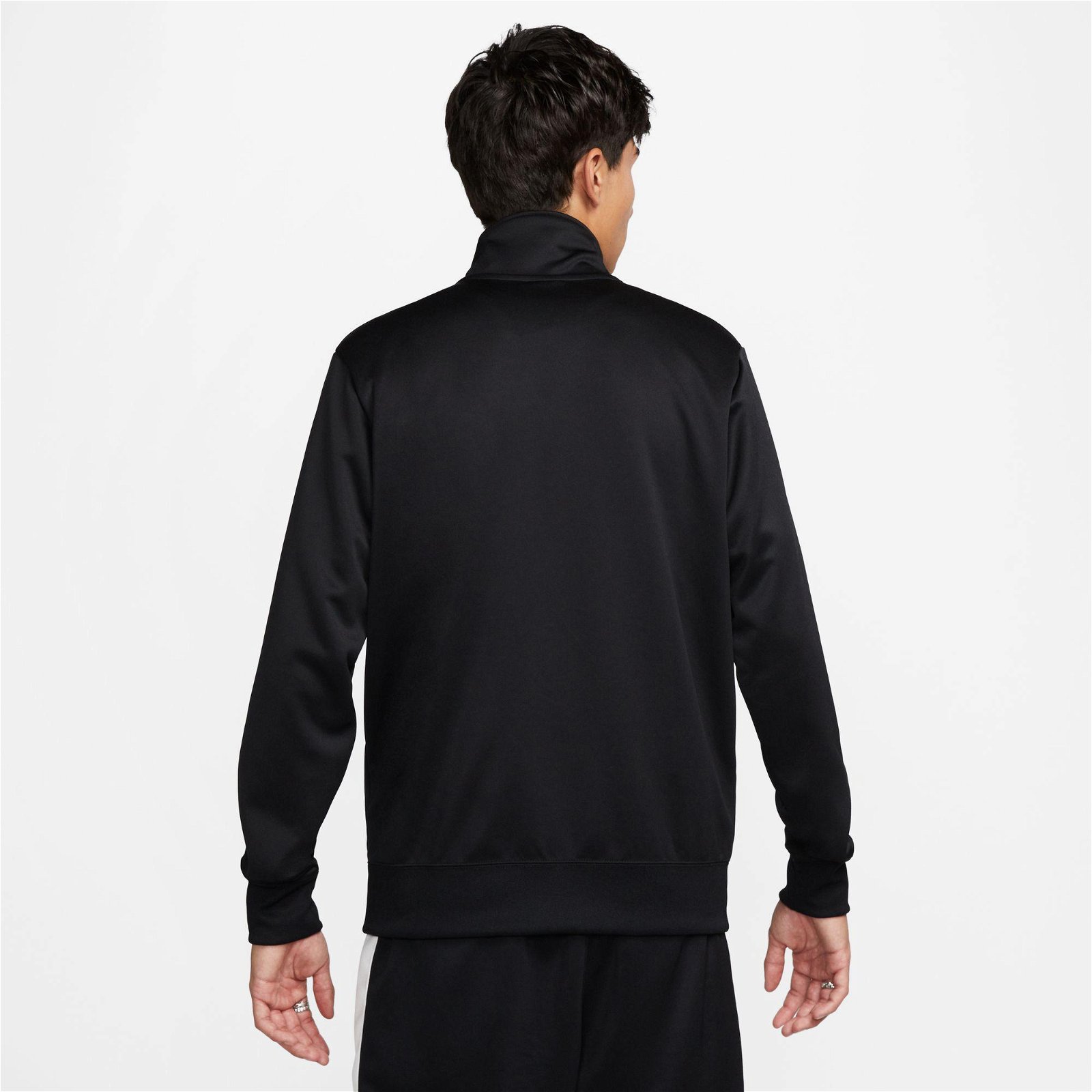 Nike Sportswear Swoosh Air Tracktop Erkek Siyah Sweatshirt