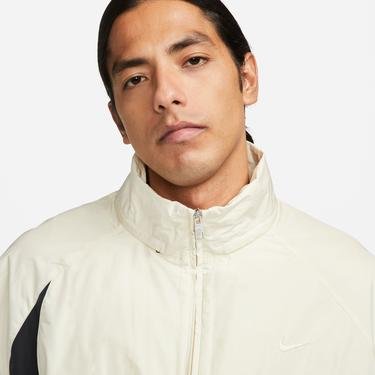  Nike Swoosh Woven Erkek krem Ceket
