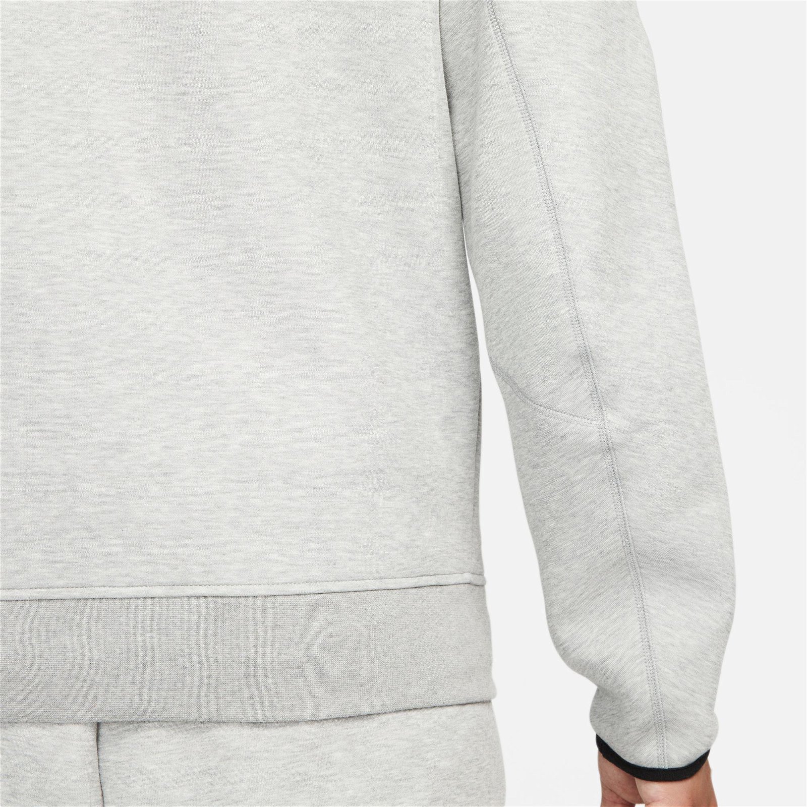 Nike Tech Fleece Full Zip Windrunner Hoodie Erkek Gri Sweatshirt