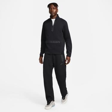  Nike Tech Fleece Top Erkek Siyah Uzun Kollu Sweatshirt
