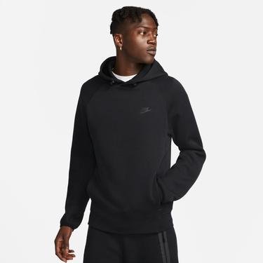  Nike Tech Fleece Pullover Hoodie Erkek Siyah Sweatshirt