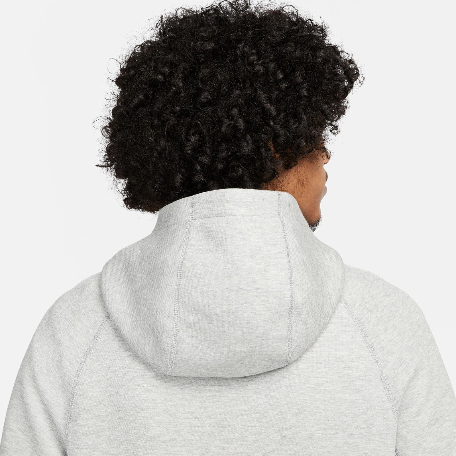 Nike Tech Fleece Pullover Hoodie Erkek Gri Sweatshirt