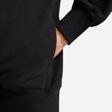  Nike Sportswear Air Fleece Oversize Full Zip Hooded Kadın Siyah Sweatshirt
