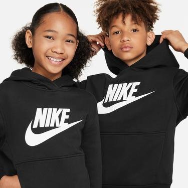  Nike Sportswear Club Fleece Hoody Çocuk Siyah Sweatshirt