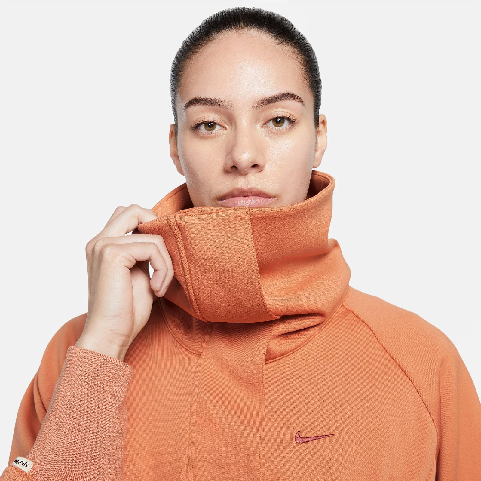 Nike Sportswear Collection Crop Kadın Turuncu Ceket