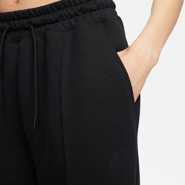  Nike Sportswear Tech Fleece Mid Rise Kadın Siyah Eşofman Altı