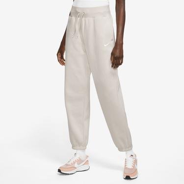  Nike Sportswear Phoenix Fleece High Rise Oversize Kadın Beyaz Eşofman Altı