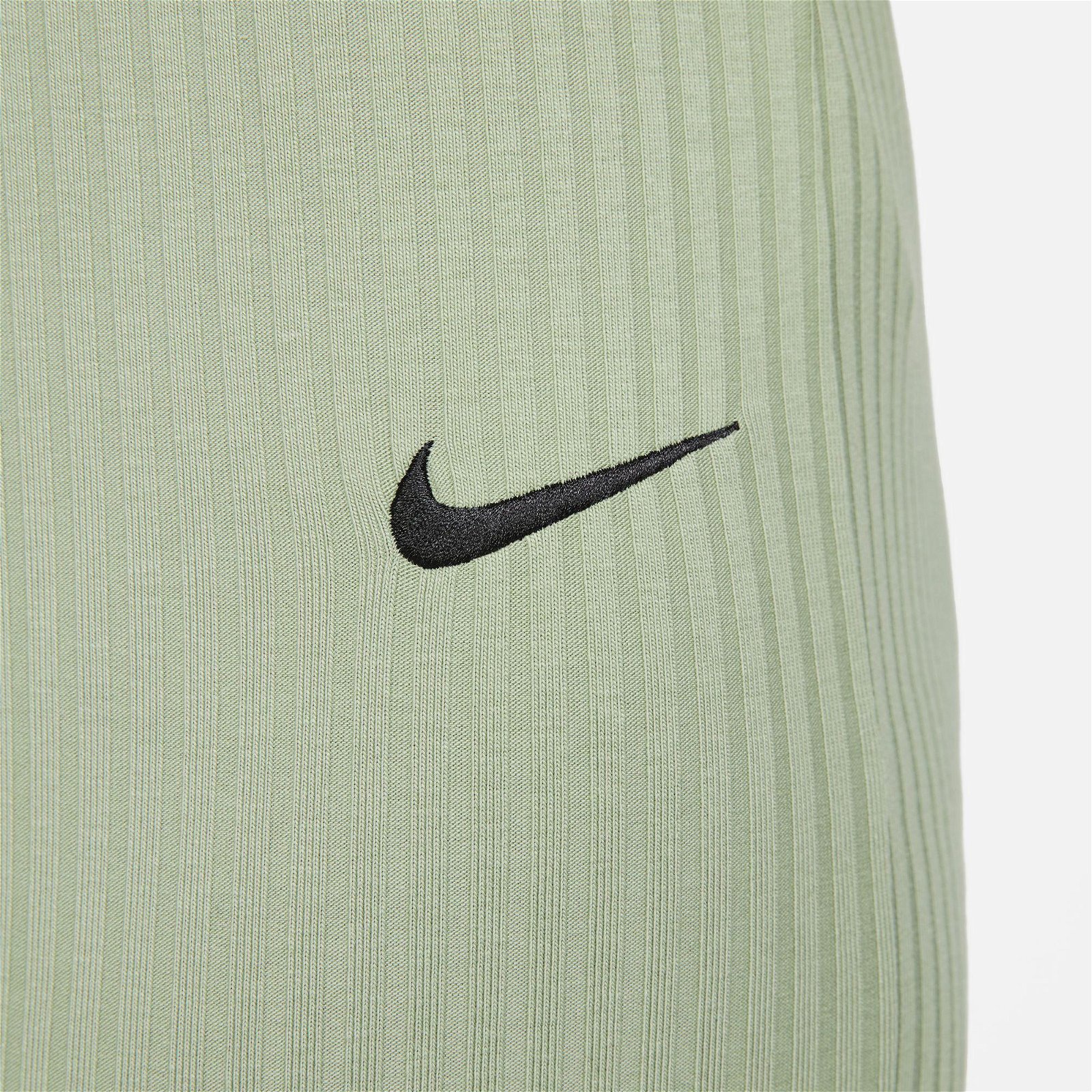 Nike Sportswear Rib Jersey Kadın Yeşil Eşofman Altı