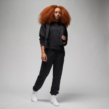  Jordan Brkln Fleece Pullover 2 Kadın Siyah Sweatshirt