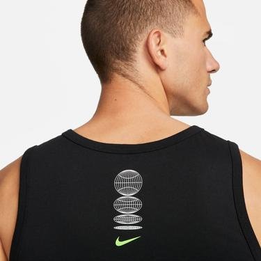 Nike Dri-FIT Tank Wc 3 Erkek Siyah Kolsuz T-Shirt