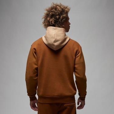  Jordan Essential Fleece Pullover Erkek Kahverengi Sweatshirt