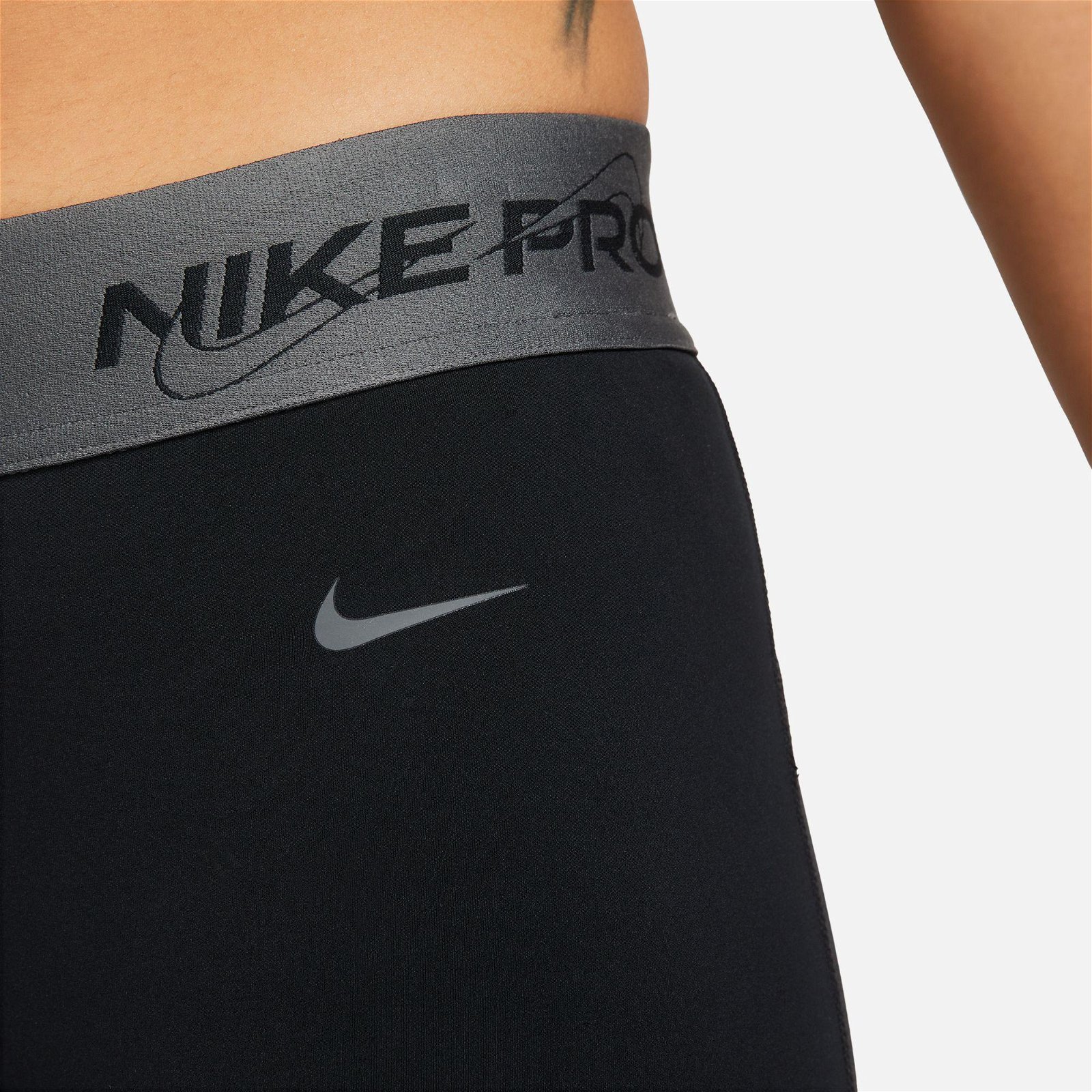 Nike Pro Dri-FIT Mid Rise Grx 7/8 Kadın Siyah Tayt