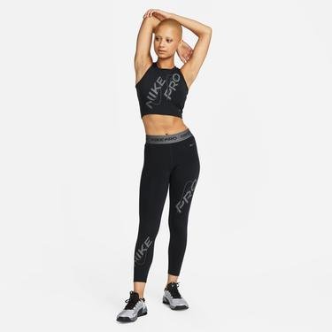  Nike Pro Dri-FIT Mid Rise Grx 7/8 Kadın Siyah Tayt