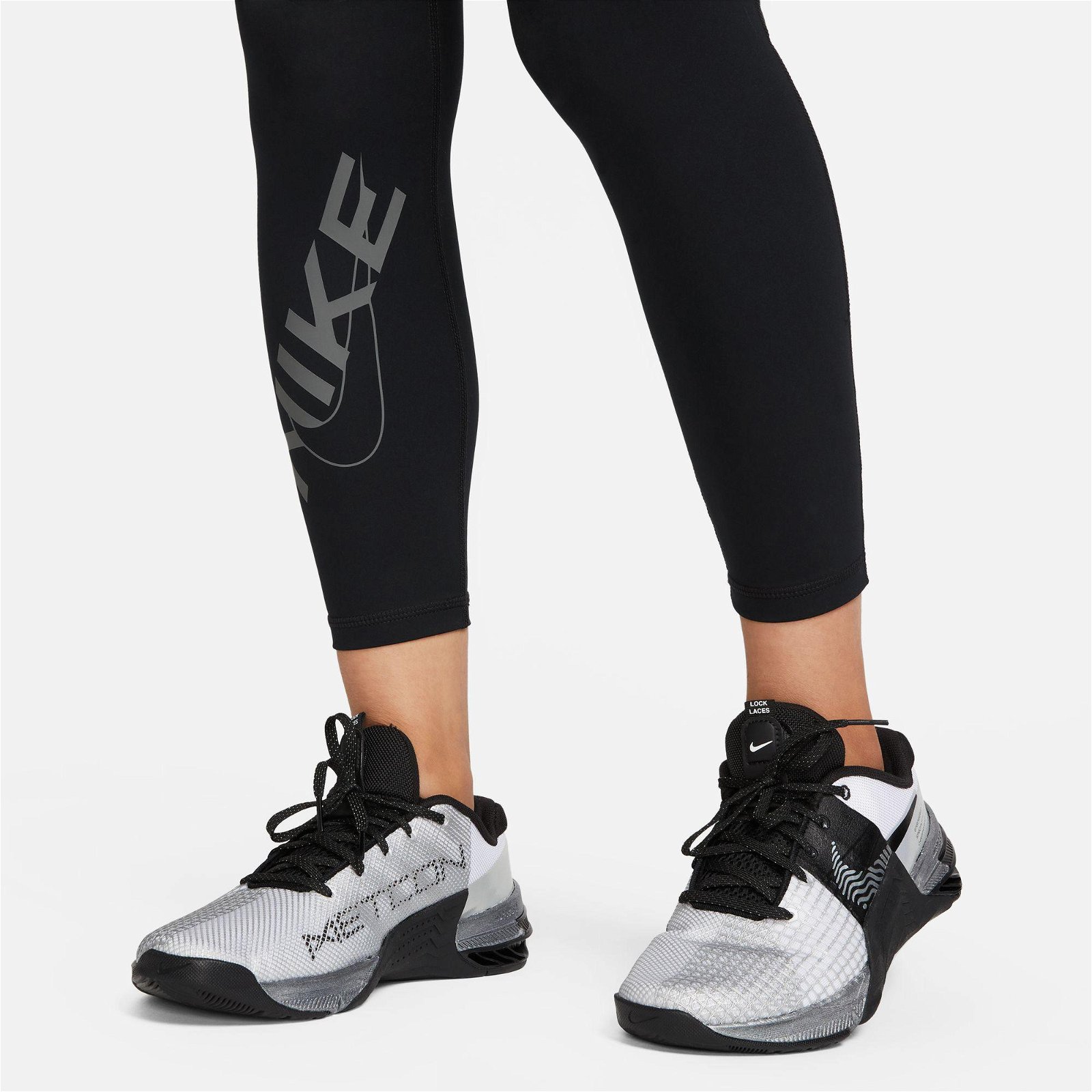Nike Pro Dri-FIT Mid Rise Grx 7/8 Kadın Siyah Tayt