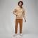 Jordan Essential Aop Fleece Pullover Erkek Kahverengi Sweatshirt