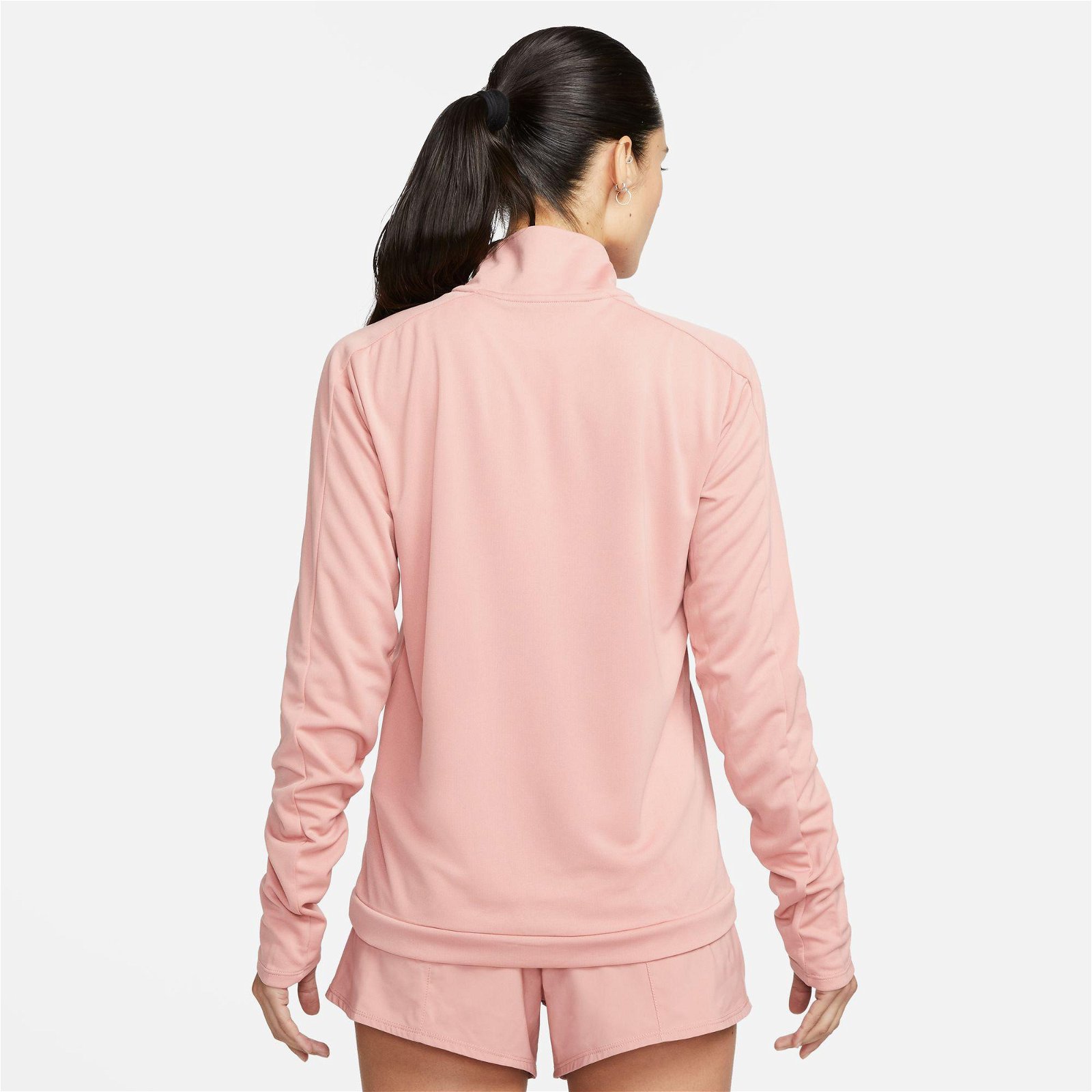 Nike Dri-FIT Swoosh Pacer Kadın Pembe Uzun Kollu T-Shirt