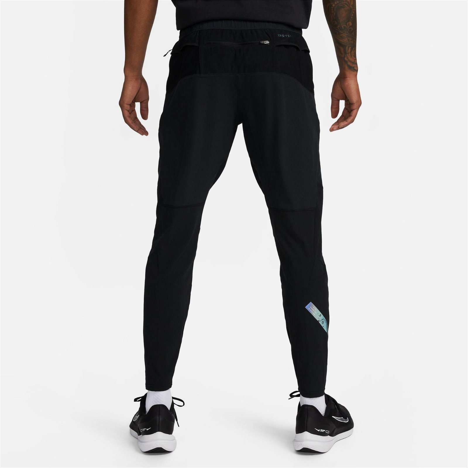 Nike Dri-FIT Run Division Phenom Erkek Siyah Eşofman Altı