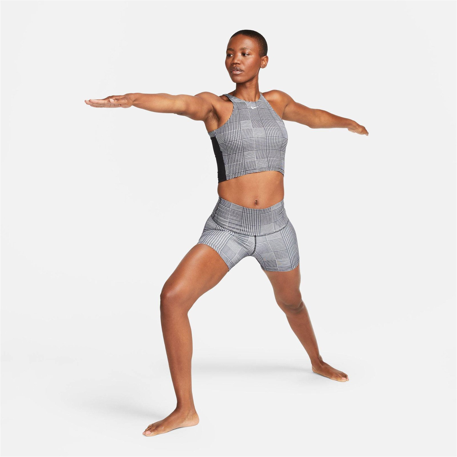 Nike Yoga Dri-FIT Crop Tank Kadın Siyah Kolsuz T-Shirt