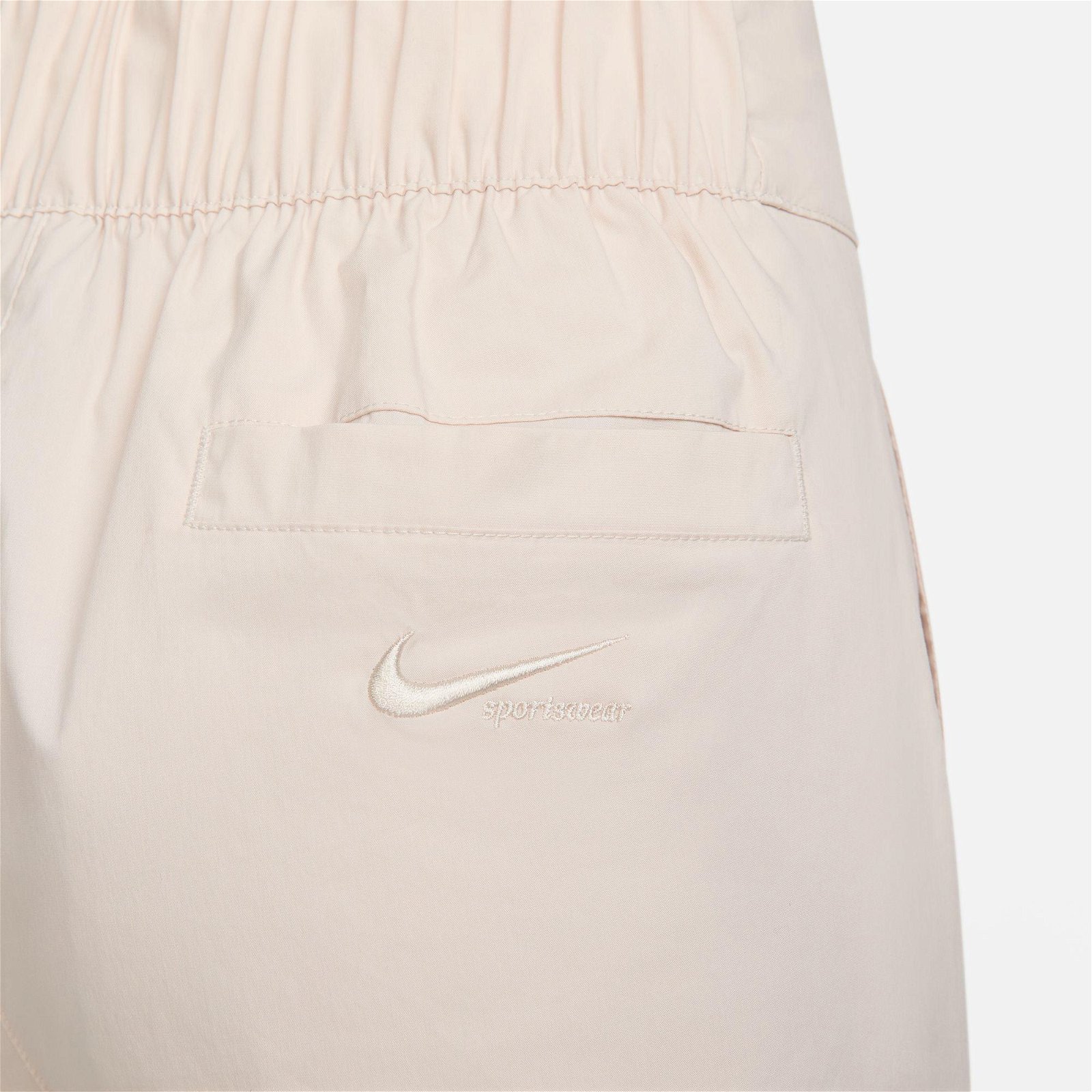Nike Sportswear Collection Woven Trouser Kadın Krem Rengi Eşofman Altı