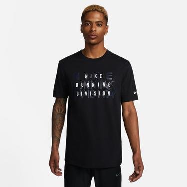  Nike Dri-FIT Run Division Erkek Siyah T-Shirt