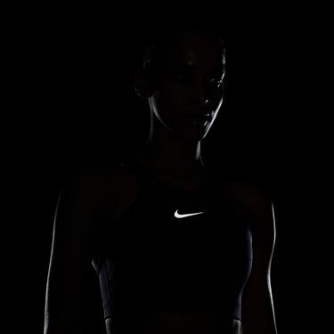  Nike Dri-FIT Swoosh Hn Kadın Gri Bra