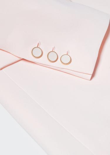  Mango Kadın Düğmeli Kumaş Blazer Ceket Ten Rengi