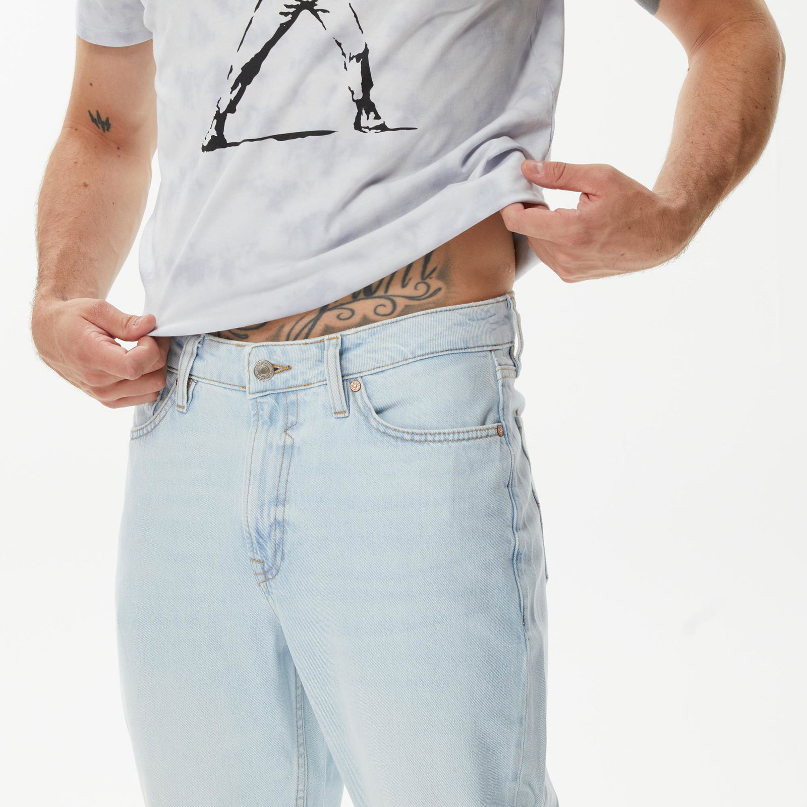Guess Drake Erkek Mavi Jean