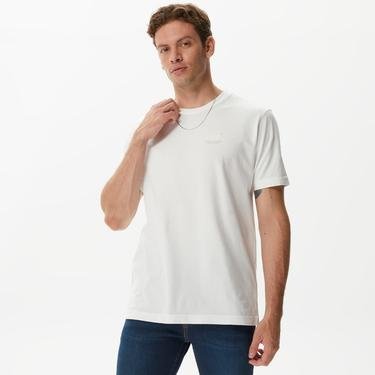  Lee Uzun Kollu Erkek Beyaz T-Shirt