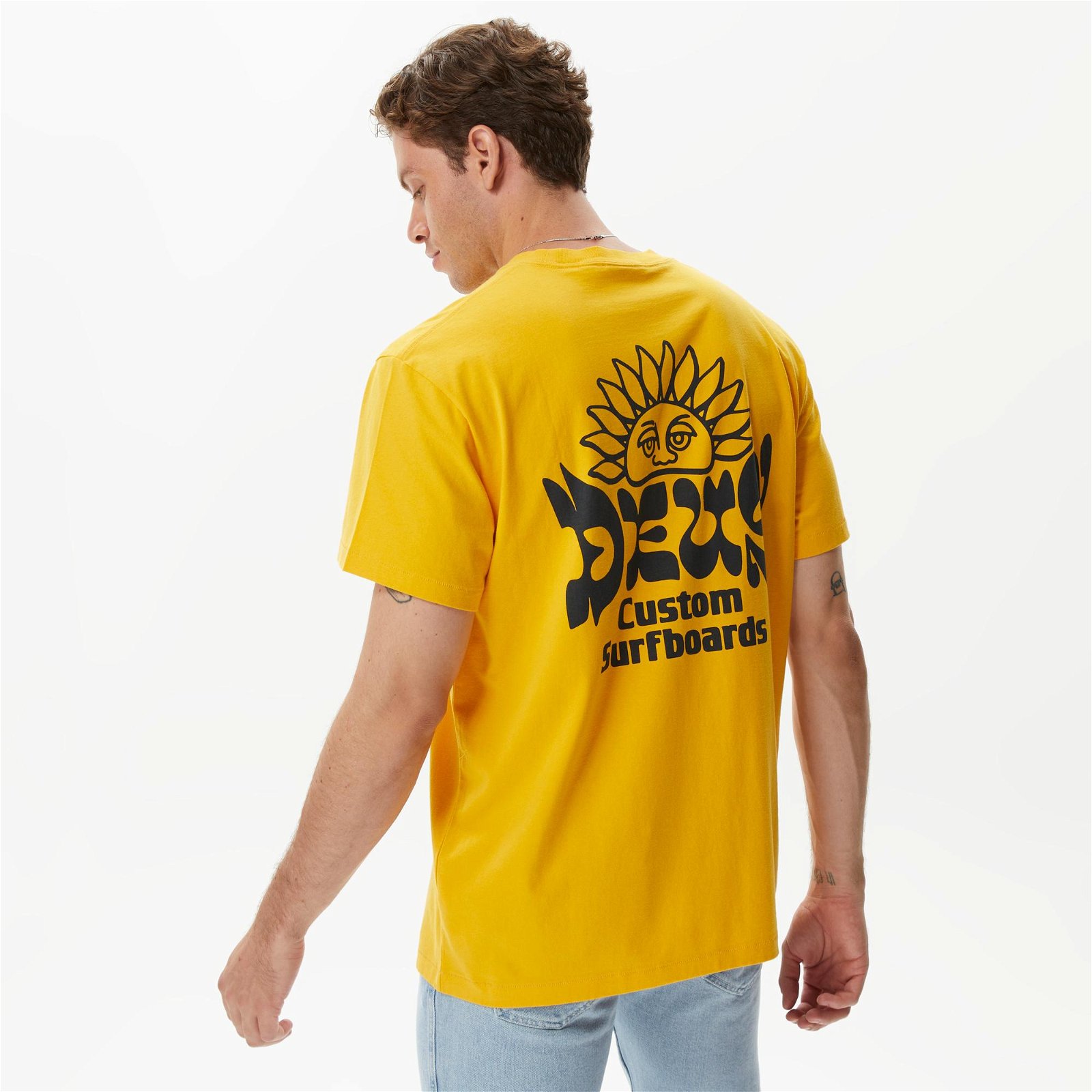 Deus Ex Machina Sleeping Sun Erkek Sarı T-Shirt
