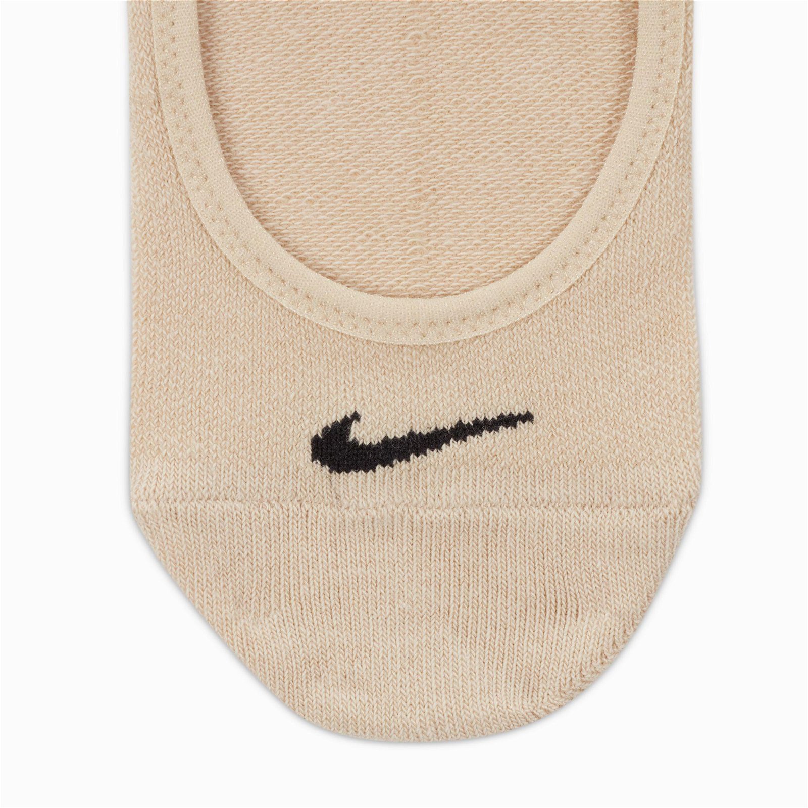 Nike Lightweight Foot 3'lü Kadın Bej Çorap