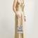 Jimba Micro Ines In Sequin Kadın Altın Omuz Çantası