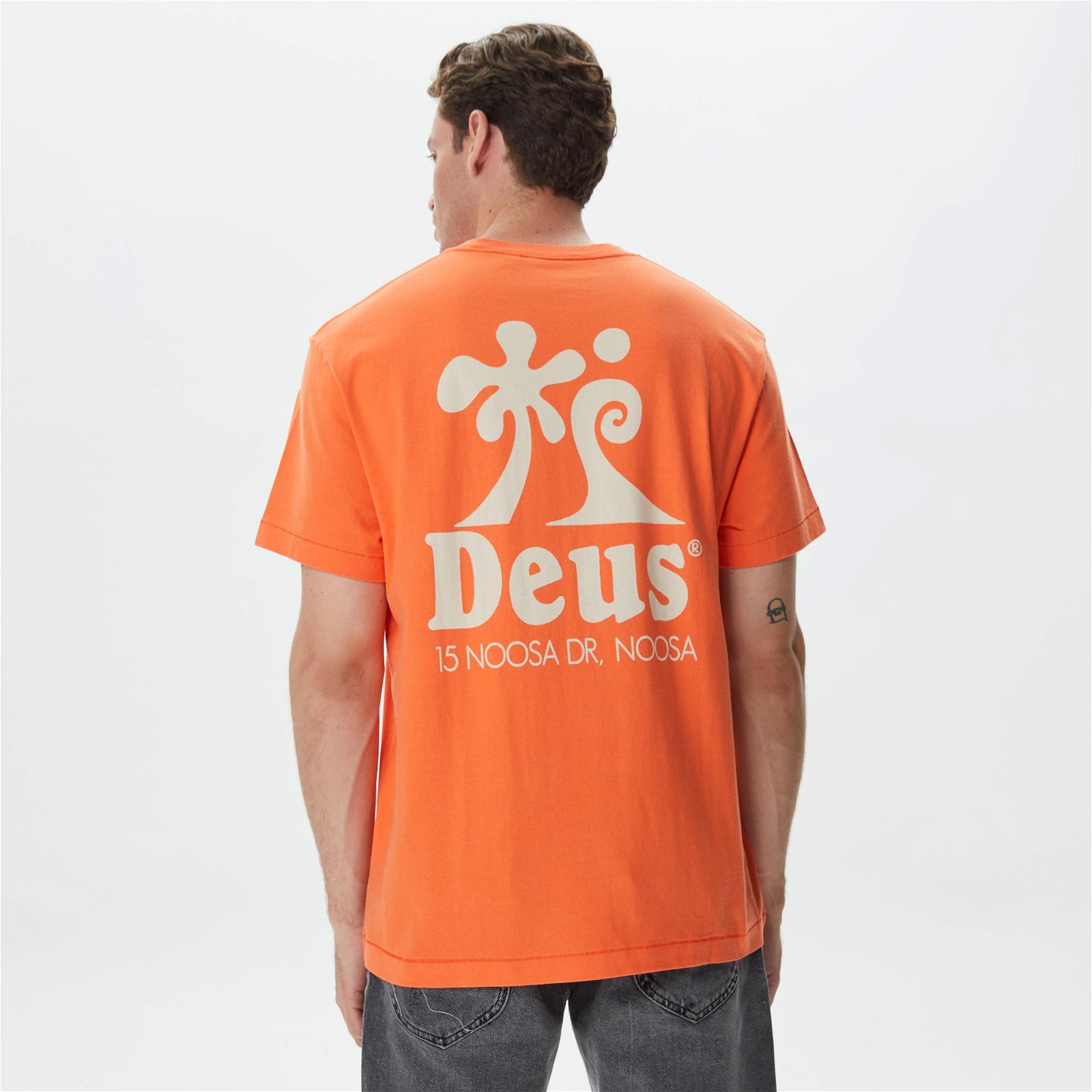 Deus Ex Machina Wobbles Erkek Turuncu T-Shirt