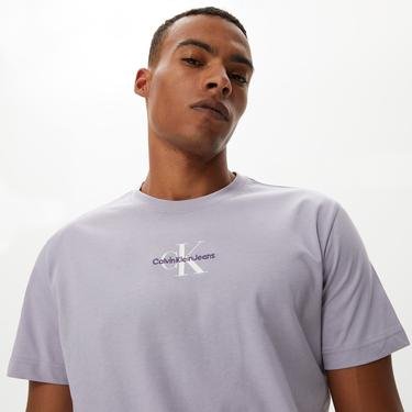  Calvin Klein Monologo Regular Lila Erkek T-Shirt