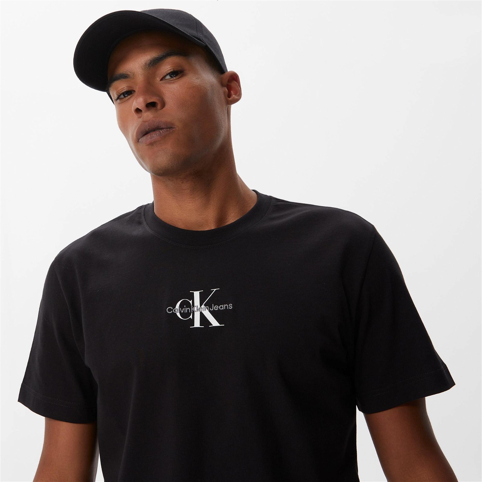 Calvin Klein Monologo Regular Siyah Erkek T-Shirt