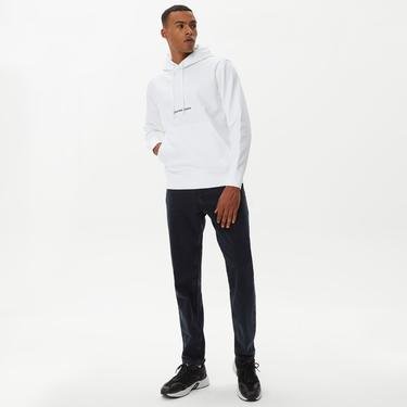  Calvin Klein Institutional Beyaz Erkek Sweatshirt