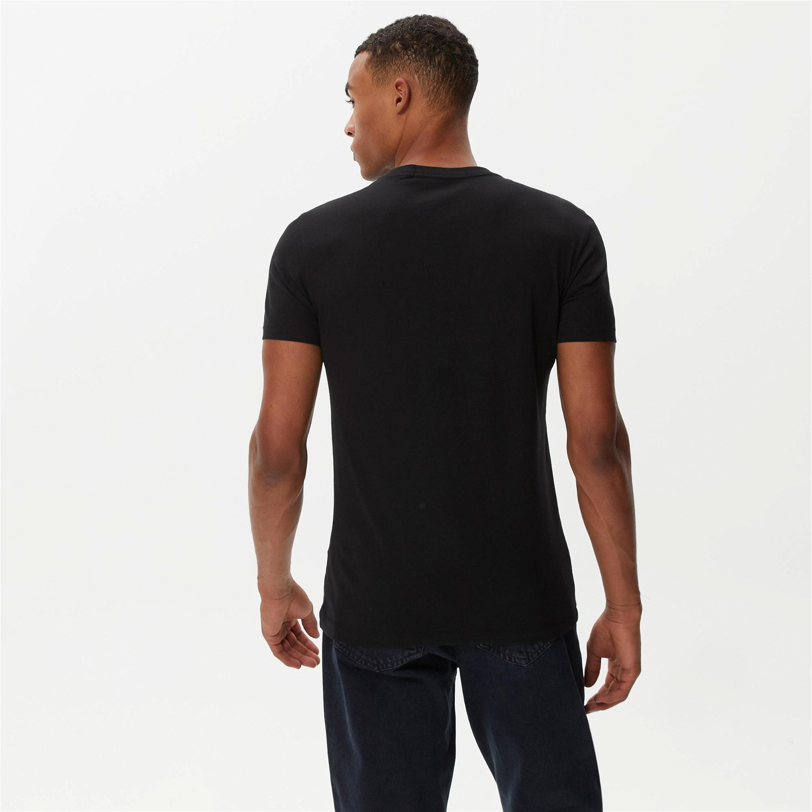 Calvin Klein Seasonal Monologo Siyah Erkek T-Shirt