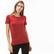 Lacoste Kadın Slim Fit Bisiklet Yaka Kırmızı T-Shirt