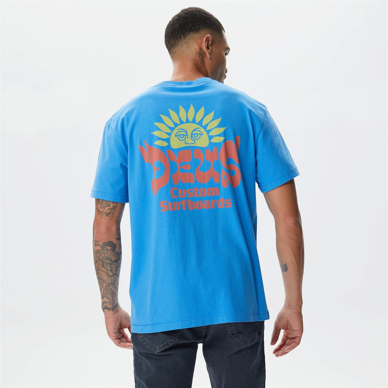 Deus Ex Machina Sleeping Sun Erkek Mavi T-Shirt