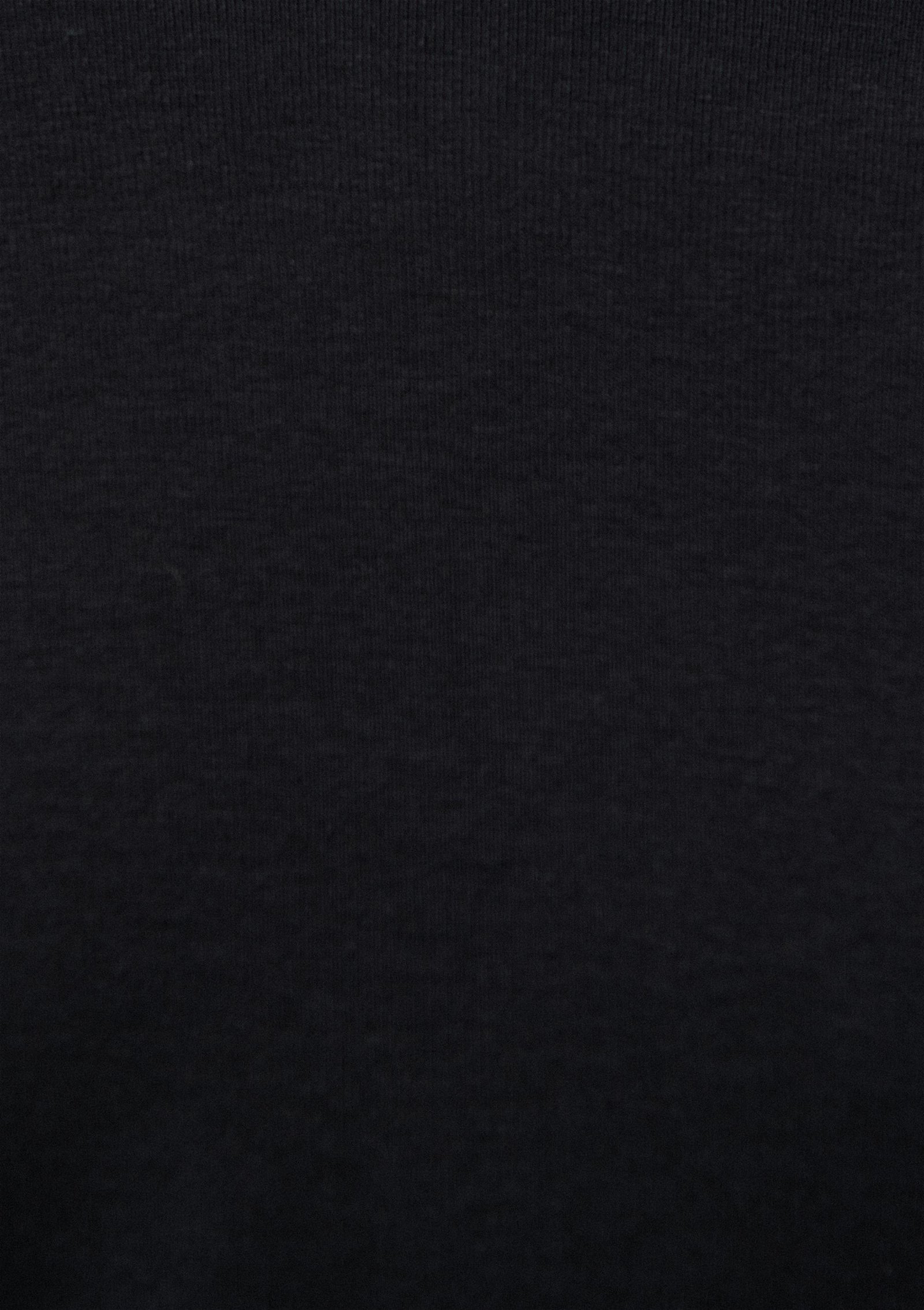 Mavi Bisiklet Yaka Siyah Basic Tişört Fitted / Vücuda Oturan Kesim 06605902