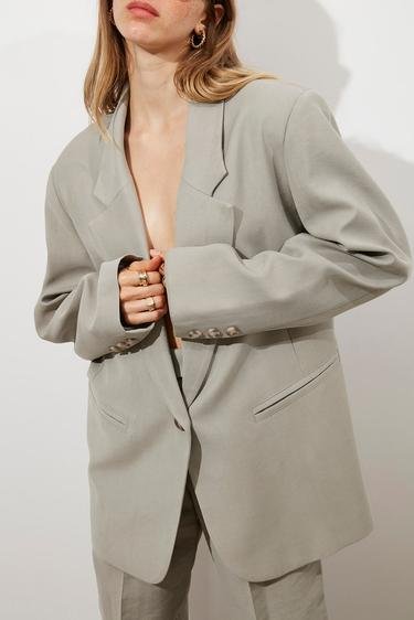  Modal Karışımlı Oversize Ceket
