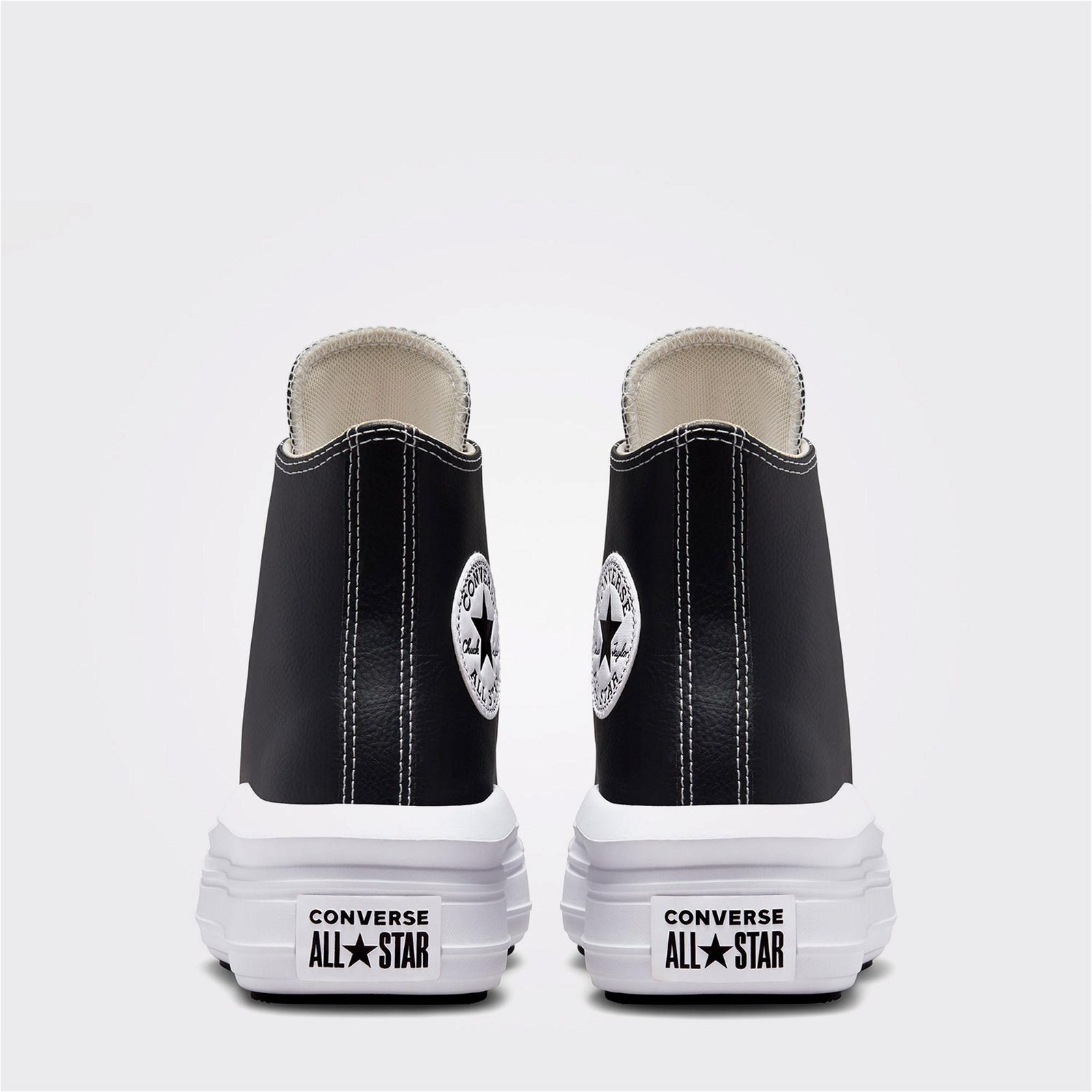Converse Chuck Taylor All Star Move Platform Foundational Leather Kadın Siyah Sneaker