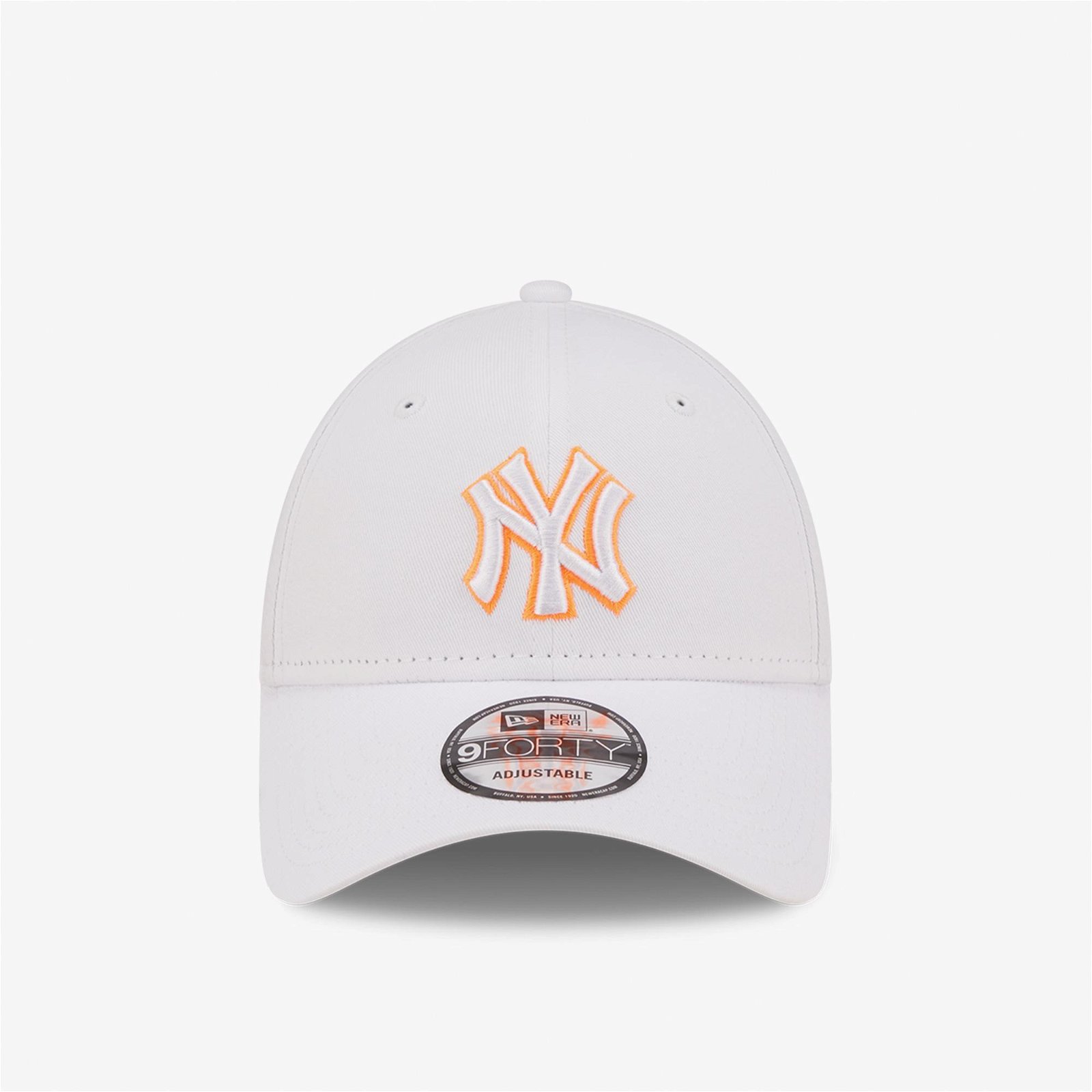 New Era Neon Outline 9Forty Neyyan Unisex Beyaz Şapka