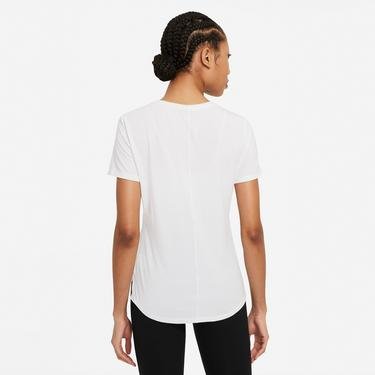  Nike One Luxe Dri-FIT Kadın Beyaz T-Shirt
