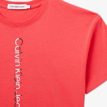  Calvin Klein Hero Logo Kırmızı Çocuk T-Shirt