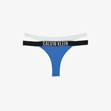  Calvin Klein Thong Brazilian Kadın Mavi Bikini Altı