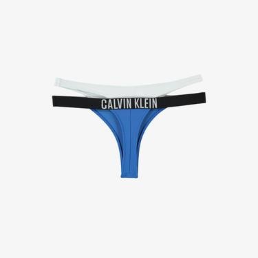  Calvin Klein Thong Brazilian Kadın Mavi Bikini Altı