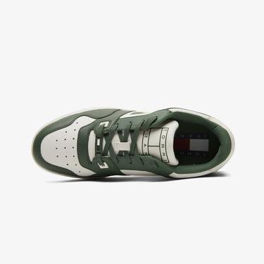  Tommy Jeans Basket Premium Erkek Yeşil Sneaker